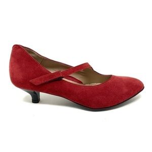 Beautifeel Lilou Merlot Red Suede pumps
